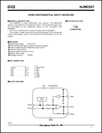 Click here to download NJM2507 Datasheet