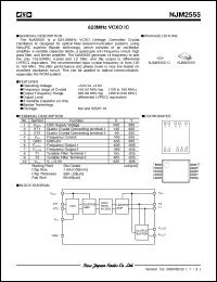 Click here to download NJM2555 Datasheet