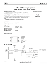 Click here to download NJM2512 Datasheet