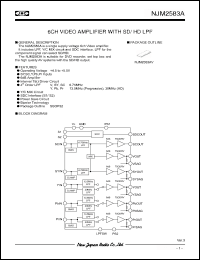 Click here to download NJM2583A Datasheet