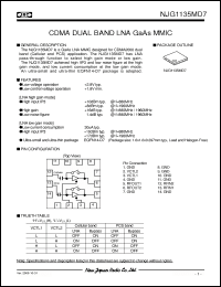 Click here to download NJG1135MD7 Datasheet