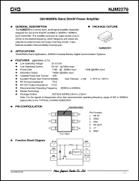 Click here to download NJM2278 Datasheet