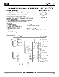 Click here to download NJW1199 Datasheet