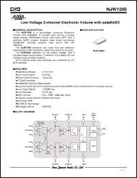Click here to download NJW1200 Datasheet