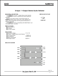 Click here to download NJM2753 Datasheet