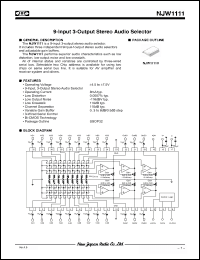 Click here to download NJW1111 Datasheet