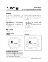 Click here to download QS7785PF Datasheet
