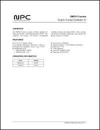 Click here to download SM5013 Datasheet
