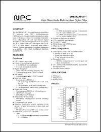 Click here to download SM5842AP Datasheet