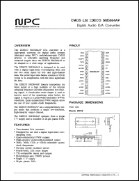 Click here to download SM5864AP Datasheet