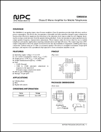 Click here to download SM6800A Datasheet