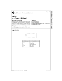 Click here to download 100343DMQB Datasheet