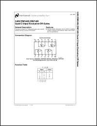 Click here to download JM38510/00701BC Datasheet