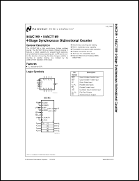 Click here to download 54AC169FM-MLS Datasheet