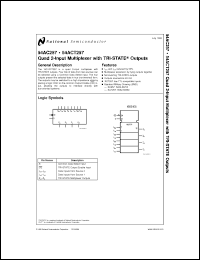 Click here to download 54AC257MDA Datasheet