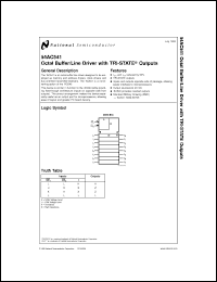 Click here to download 54AC541MDA Datasheet