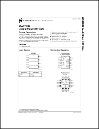 Click here to download 54ACTQ02 Datasheet