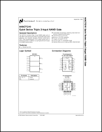 Click here to download 54ACTQ10 Datasheet