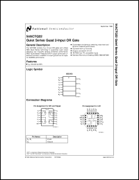 Click here to download 54ACTQ32 Datasheet