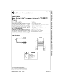 Click here to download 54ACTQ533DMQB Datasheet