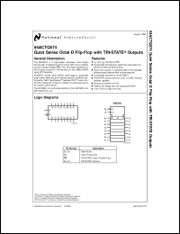 Click here to download 54ACTQ574DMQB Datasheet