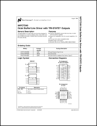 Click here to download 54FCT240MW8 Datasheet