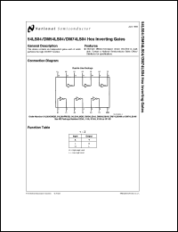 Click here to download JD54LS04B2 Datasheet