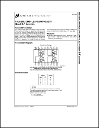 Click here to download 54LS279 Datasheet