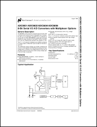 Click here to download ADC0831CCWMX Datasheet
