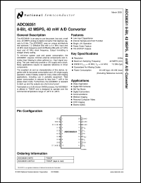 Click here to download ADC08351CIMTC Datasheet