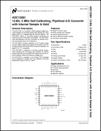 Click here to download ADC12081 Datasheet