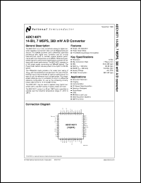 Click here to download ADC14071CIVBH Datasheet