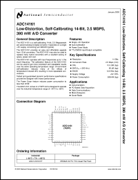 Click here to download ADC14161CIVT Datasheet