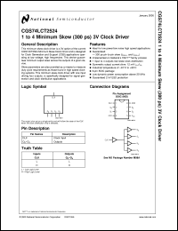 Click here to download CGS74LCT2524MX Datasheet