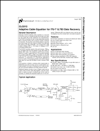 Click here to download CLC012AJE-TR13 Datasheet