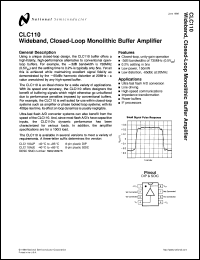 Click here to download CLC110 Datasheet
