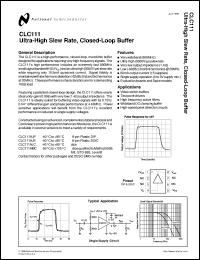 Click here to download CLC111AJE-TR13 Datasheet