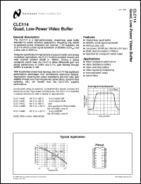 Click here to download CLC114 Datasheet