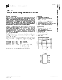 Click here to download CLC115MDC Datasheet