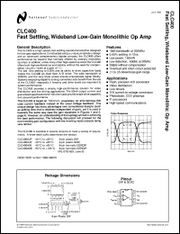 Click here to download CLC400AJP Datasheet