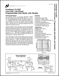 Click here to download CLC407MDC Datasheet