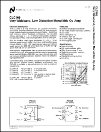 Click here to download CLC409AJ Datasheet