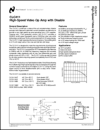 Click here to download CLC411MDC Datasheet