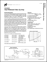 Click here to download CLC412AJ Datasheet