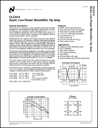 Click here to download CLC414MDC Datasheet