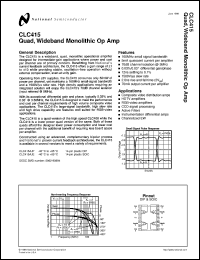 Click here to download CLC415AJE Datasheet