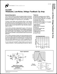 Click here to download CLC426AJE Datasheet