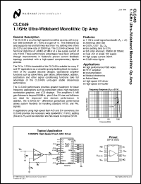 Click here to download CLC449AJP Datasheet