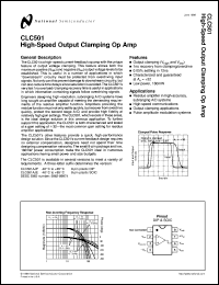 Click here to download CLC501AJE Datasheet