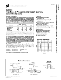 Click here to download CLC505MDC Datasheet